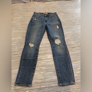 7 For All Mankind Luxe Vintage High Waist Ankle Skinny Jeans